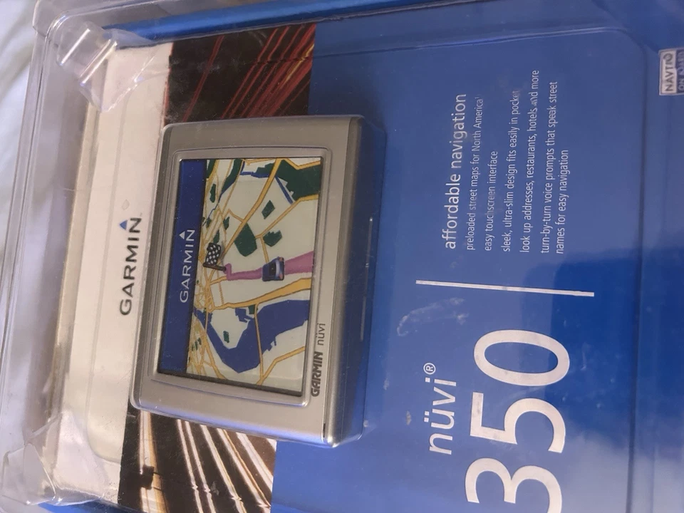NEW! Sealed GARMIN nüvi 350 Car Automotive Mountable 2007 Navigation Unit GPS - Image 3 of 4