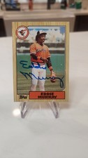 1987 Topps - Eddie Murray #120 Autographed 