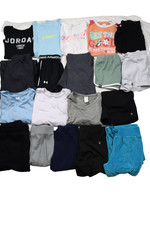 Girls Kids Clothing 19pc Pants Tops Leggings Shirts Shorts Youth Size M 10-12