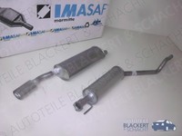 Imasaf Auspuff Msd+Esd für Opel Astra F 1.4 GT Stufenheck O.Kat 1992-1995
