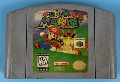 Super Mario 64 (Nintendo 64, 1996) Authentic Tested N64 Game Cartridge Only