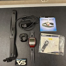 Garmin Forerunner 305 GPS Enabled Trainer Watch, Charger, Works