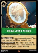 Prince John's Mirror - Cold Foil - Shimmering Skies 98 - Robin Hood Lorcana NM