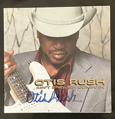 Otis Rush Hand Signed Autographed CD cover - Blues Musician Singer Guitarist