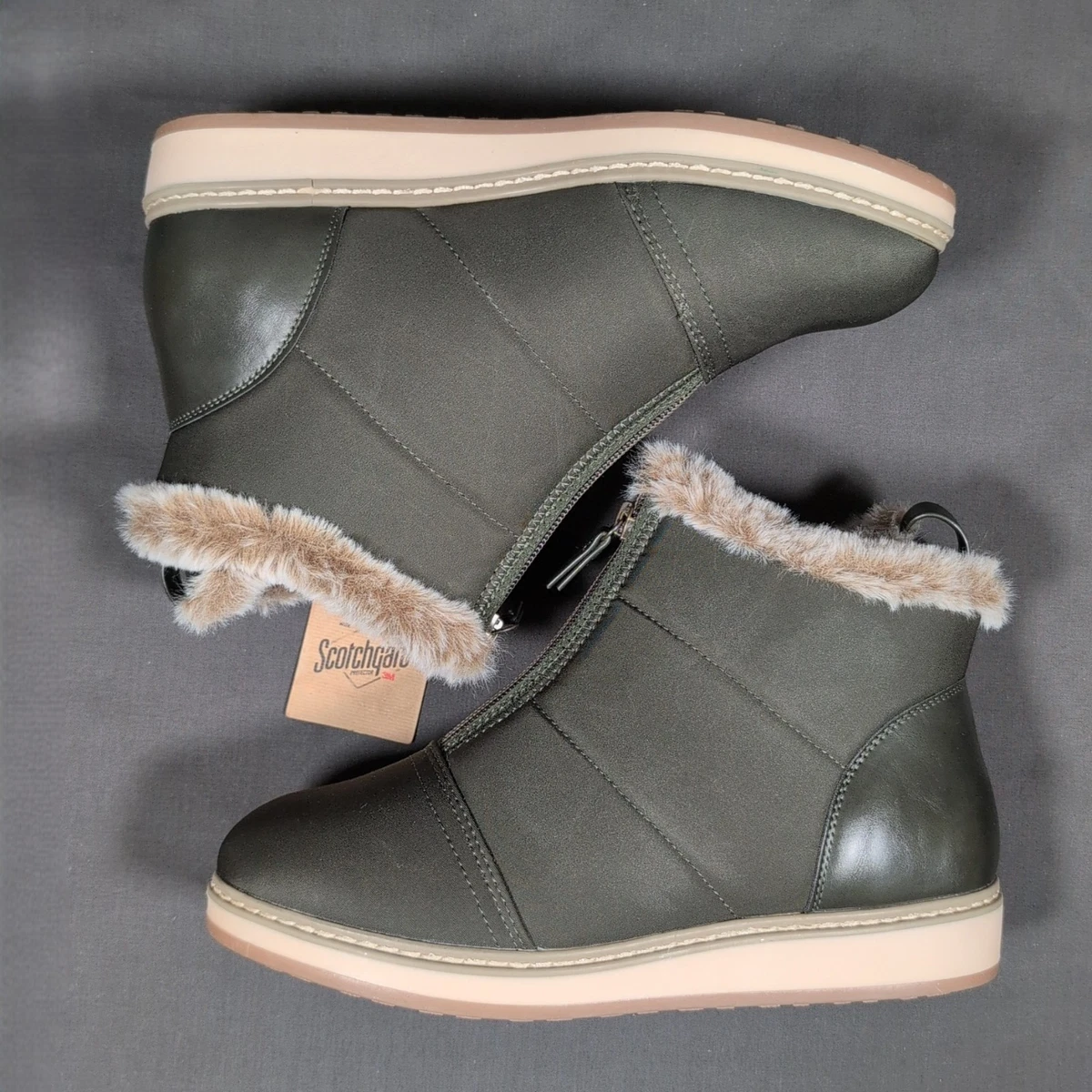 New White Mountain Isleworth Dark Brown Boot - Faux Suede & Fur - Size 13 White Mountain Faux Fur Boots for Women for sale | eBay main image 3