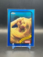 2025 Topps Chrome Marvel SANDMAN #91 Blue Refractor (086) /299 RAW