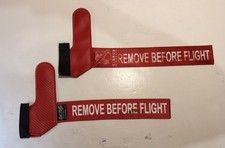 Cirrus Aircraft Lot Of 2 PITOT TUBE COVER w/ REMOVE BEFORE FLIGHT STREAMER Cirrus Aircraft Lot Of 2 PITOT TUBE COVER w/ REMOVE BEFORE FLIGHT STREAMER