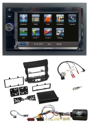 Blaupunkt SD USB TMC Bluetooth 2DIN Lenkrad Navigation für Mitsubishi Outlander