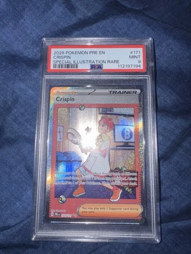 CRISPIN Prismatic Evolutions Special Illustration Rare #171 PSA 9 Pokemon