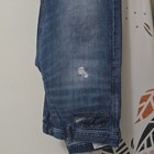 Banana Republic Men’s Straight Fit Blue Medium Wash Denim Jeans Distressed — photo 2