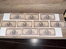 Lot Of 10 Chile 1 One Escudo    World Banknote Currency