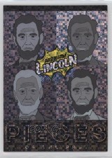 2021 Super Products Pieces of the Past Pink Squares 1/1 Abraham Lincoln #161 rs2