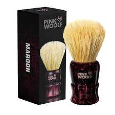 Pink Woolf Soft Boar Shaving Brush 28mm Knot 1 Piece