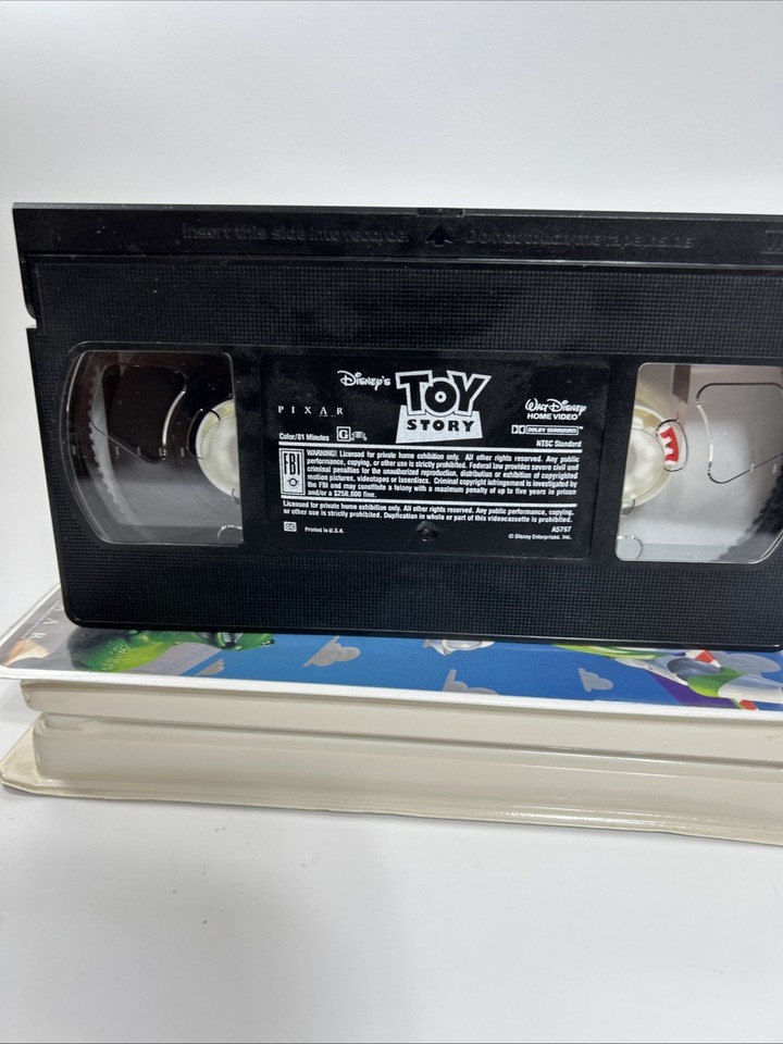 *Rare* Toy Story VHS “1995” 6703 Walt Disney Pixar Collectible. eBay