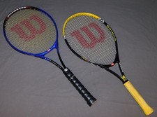 Wilson Venus Serena Raquet 25" Wilson Enforcer Soft Shock Grip 27" Raquets