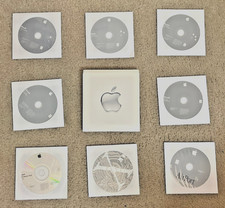 Vintage Apple iBook Software Restore Install Discs Lot - 8 Disks Case OS X