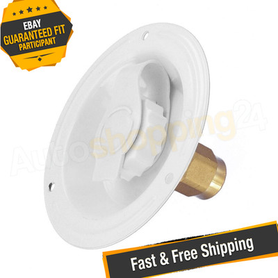 Valterra A01-0176LF White Lead-Free Recessed Flange Water Inlet | eBay