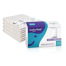 Babyfeel 4 Pack Refill Fits All Dekor Plus Pails Holds Up To 2320 Diapers