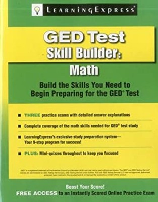 GED Test Skill Builder - Math Paperback Learning Express Editors