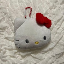 Hello Kitty Mascot Figure Zipper Pouch Carabiner 14 Sanrio