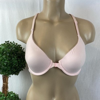Victoria s Secret Pink Perfect Coverage Front Close Underwire Racerback Bra 34C