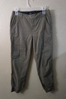Prana size 4 olive green athleisure crop cuffed pants — photo 2