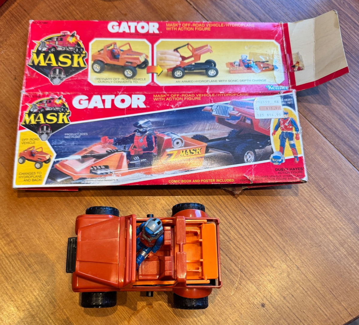MASK GATOR 1985 KENNER Gator Jeep Shell Body only for parts M.A.S.K