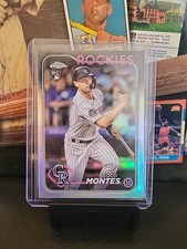 2024 Topps Chrome Refractor #182 Coco Montes RC Colorado Rockies    🔥