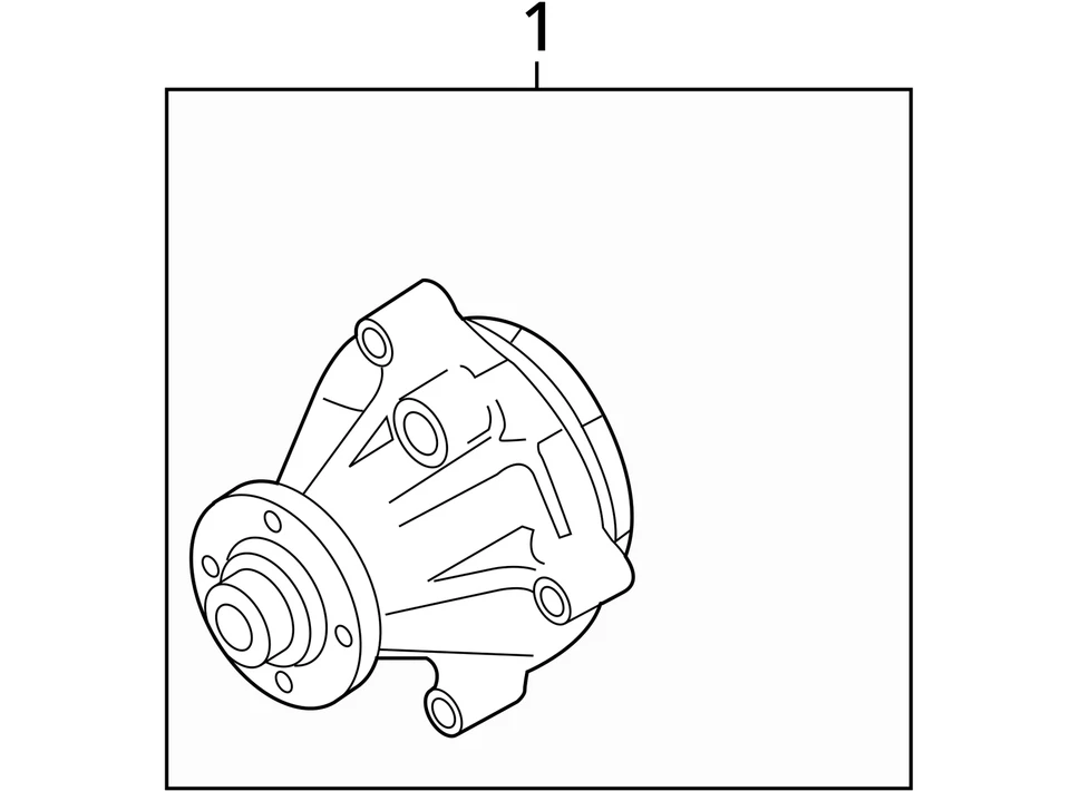 Rebuildable Water Coolant Pump Fits 97-06 09-14 EXPEDITION 4455644 - Image 4 of 4