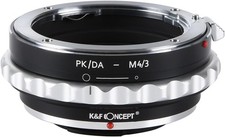K&F CONCEPT Adapter Ring for Pentax K PK Lens to Micro 4/3 MFT Mount  Camera