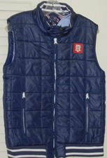 NEW Tommy Hilfiger Puffer Vest Full Zip Front Blue Unisex Kids Size XL 20