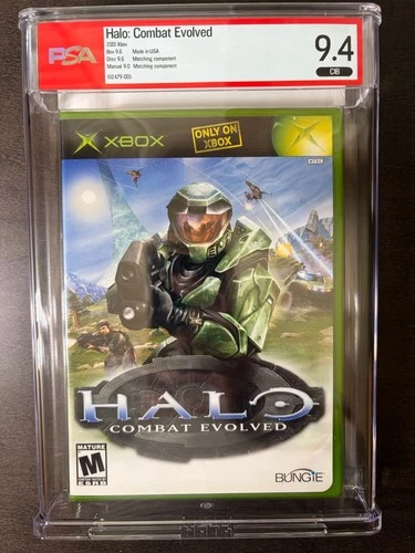 Halo Combat Evolved Microsoft Xbox Complete In Case PSA 9.4