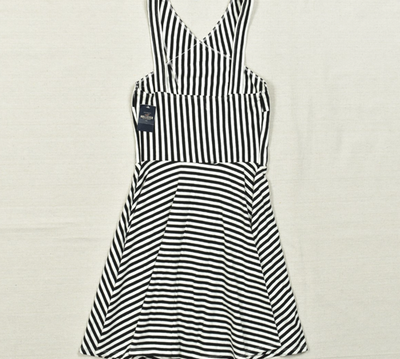 hollister black and white dress Hollister black white striped dress