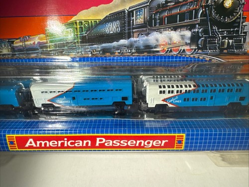 American Passenger Train 1989 Micro Machines Vintage Incudes 10 Tracks New - Picture 12 of 13