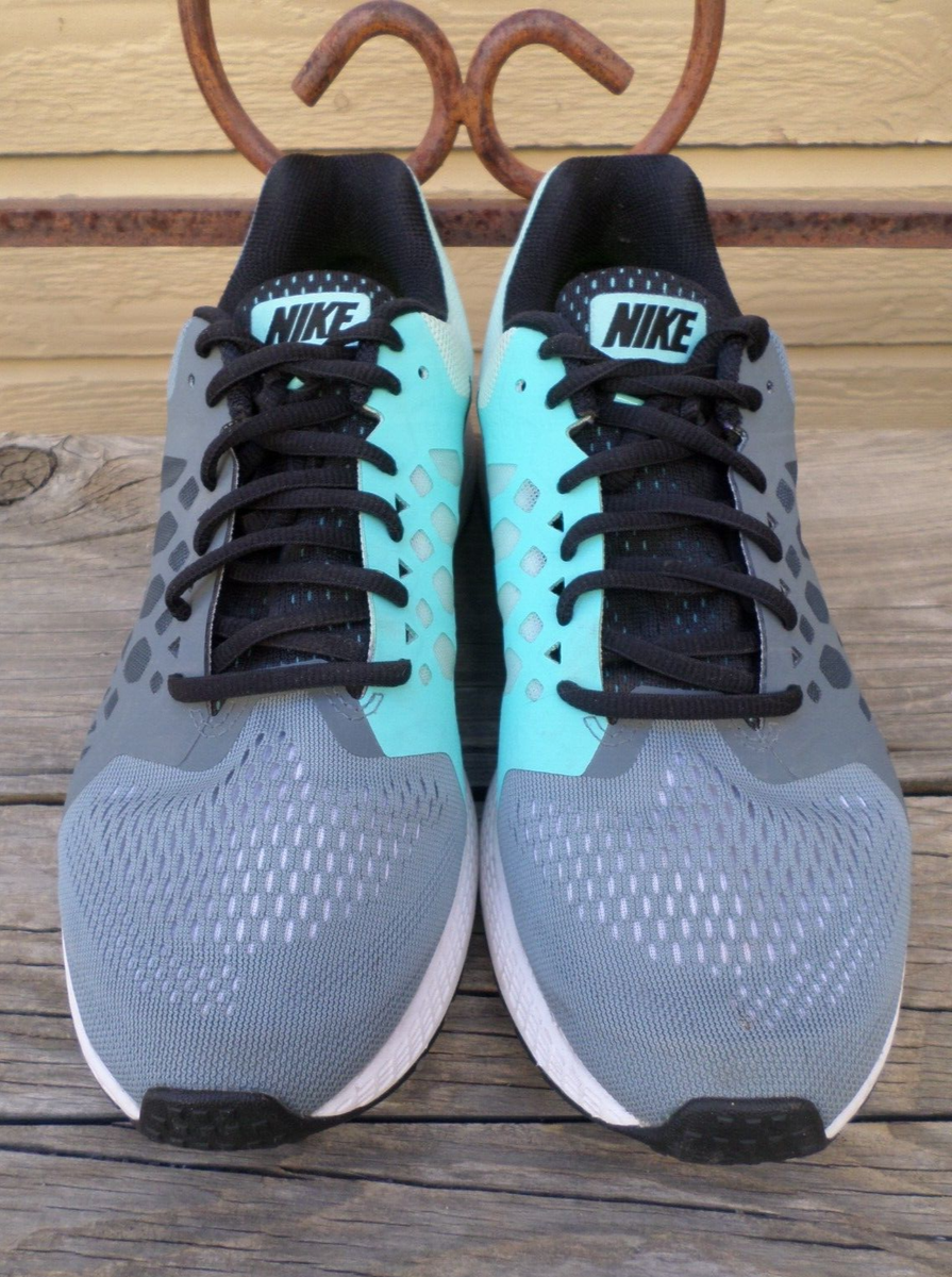 Nike Zoom Pegasus 31 Gray and Blue Running Shoes Women's 11 (eur 43) | eBay