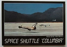 White Sands New Mexico NASA Space Shuttle Columbia Landing Postcard 