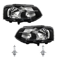 Scheinwerfer Set FüR Vw Transporter V Bus 7HB 7HJ 7EB 7EJ 7EF 7EG Inklusive H4