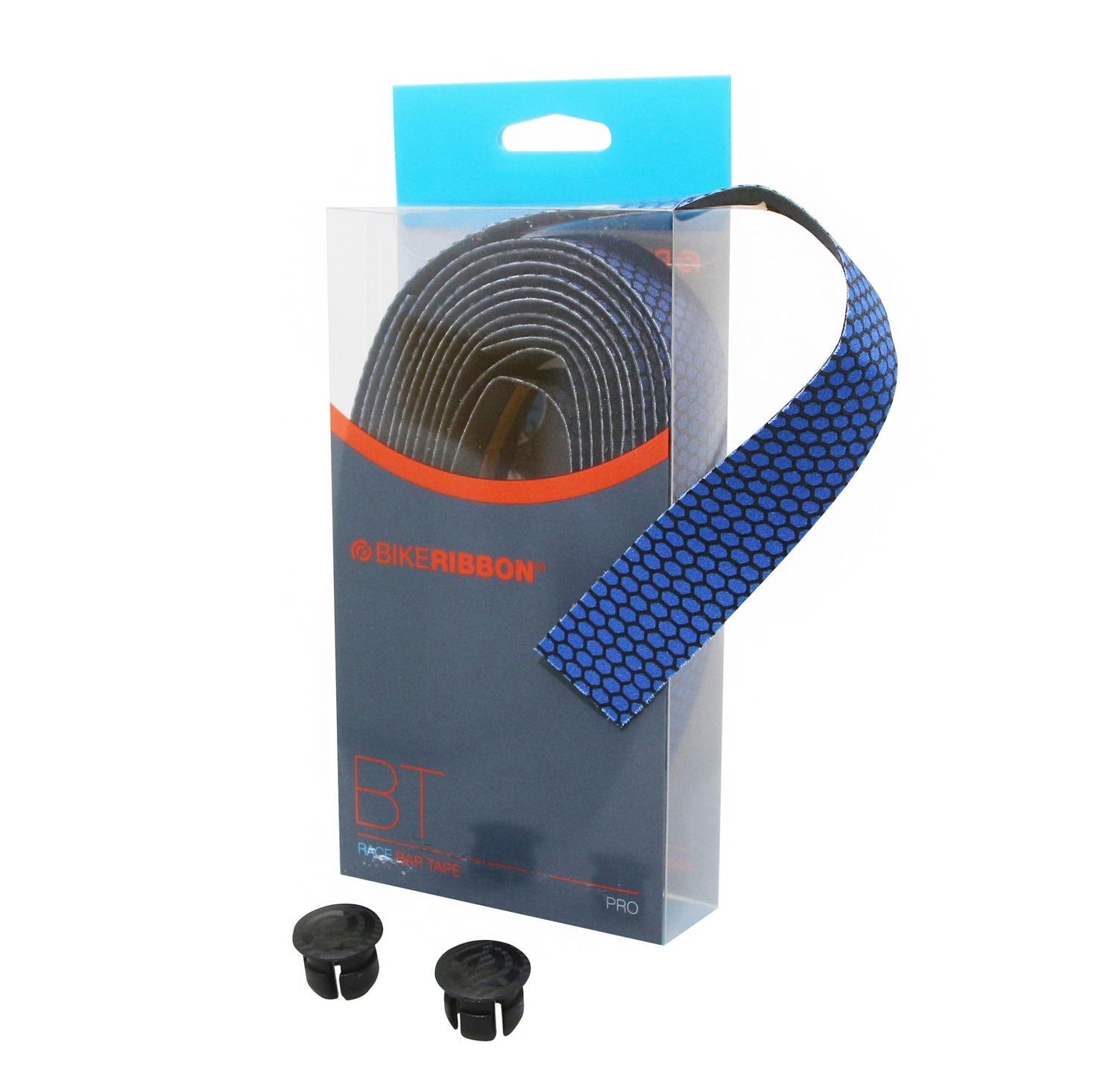 Ruban guidon vélo anti-vibration Bikeribbon Grade Plus bleu et noir antidérapant