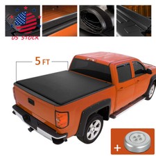 New 5 Ft Bed Roll Up Tonneau Cover Soft For 2005-2015 Toyota Tacoma Double Cab New 5 Ft Bed Roll Up Tonneau Cover Soft For 2005-2015 Toyota Tacoma Double Cab