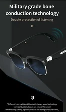 Bluetooth Smart Glasses Polarized Sunglasses Music Headset Sport Fishing Goggles