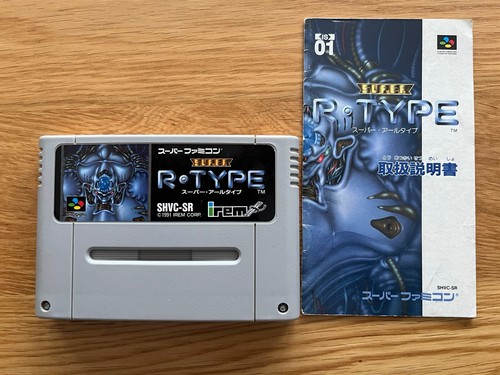 Super R-Type Japan Super Famicom Super Nintendo SNES SFC Rtype Cart & Manual! - Picture 2 of 17