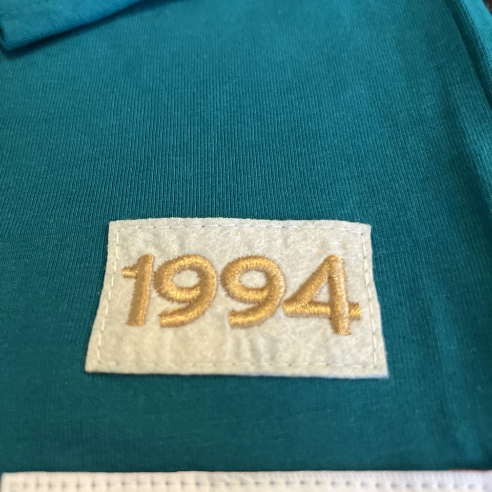 Mitchell & Ness Equipo NFL Inspirado Manga Larga Miami Dolphins Nuevo Con Etiquetas Niños Talla L Foto 4 de 4