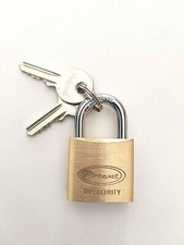 PROMOZIONE 3 LUCCHETTI AD ARCO STANDARD IN OTTONE POTENT ART.2730 DA 30 MM