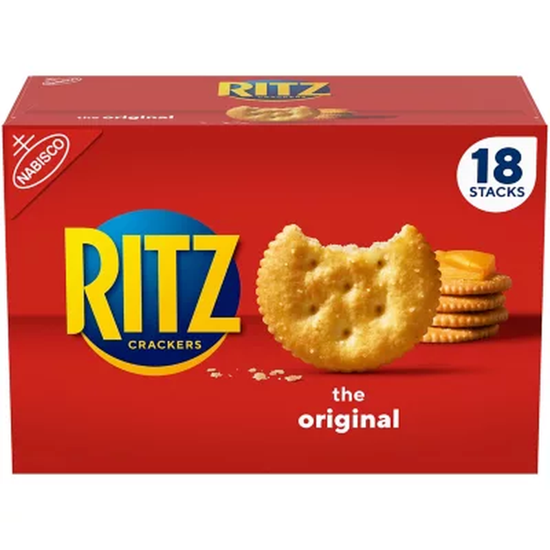 Ritz Crackers, 61.65 oz, 18 count Biscuits Cookies Healthy Snacks