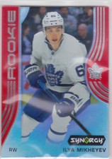 19/20 SYNERGY..ILYA MIKHEYEV..RED..ROOKIE..# 87..MAPLE LEAFS,,FREE COMBINED SHIP