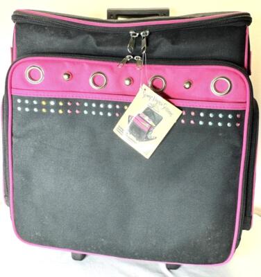 Everything Mary Rolling Craft Bag Scrapbook Art Storage Tote NWT