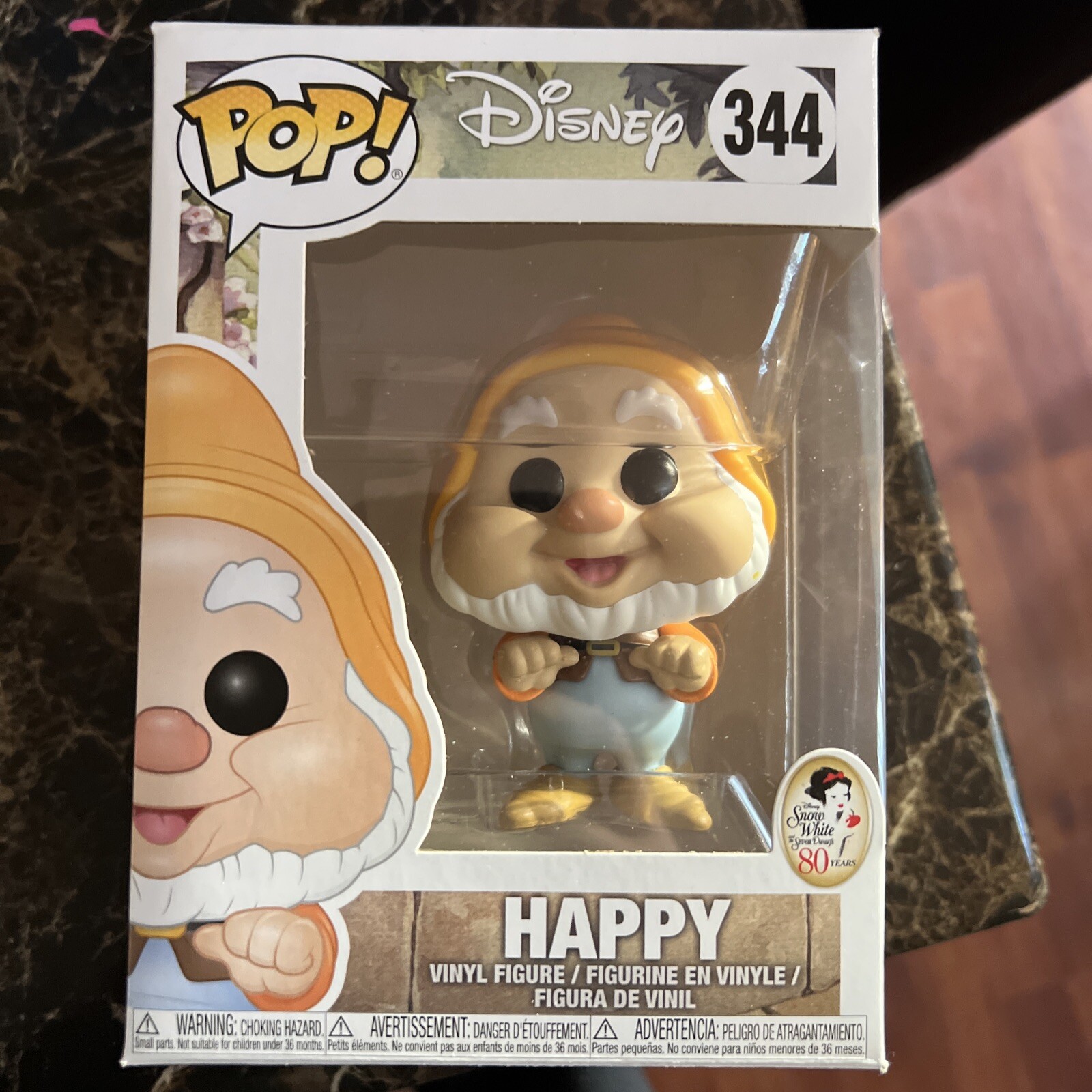 Figura De Vinilo Funko Pop: Disney 344 - Happy