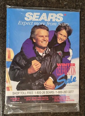Sears Canada 1995 Winter Celebration Sale Value Catalog STILL SEALED IN PACKAGE 