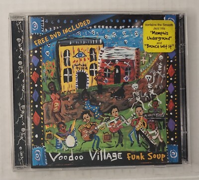 VOODOO VILLAGE Fink Soup 2003 CD DVD 40 West Records FTW 7911