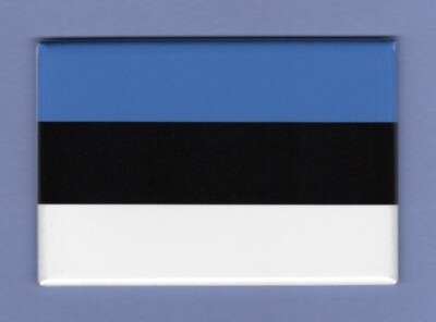ESTONIA *2X3 FRIDGE MAGNET* FLAG BANNER NATIONAL SYMBOL DESIGN COLOR 